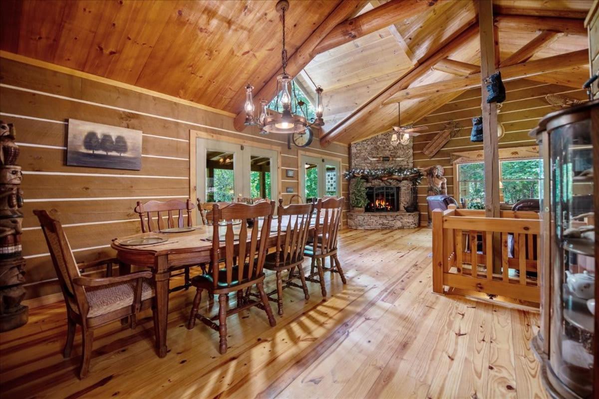 Waterfront Mountain Cabin With Hot Tub Villa Блу Ридж Екстериор снимка