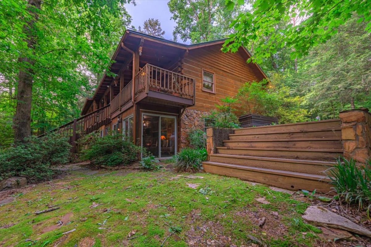 Waterfront Mountain Cabin With Hot Tub Villa Блу Ридж Екстериор снимка