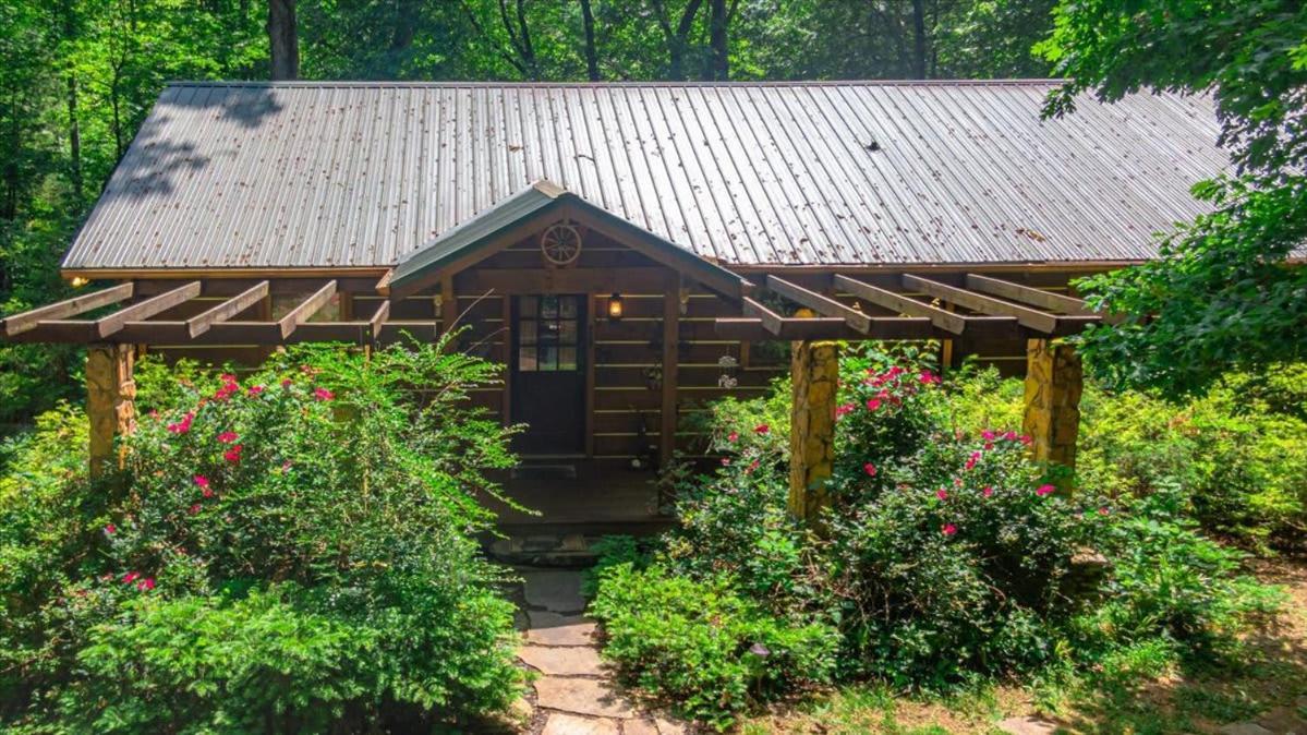 Waterfront Mountain Cabin With Hot Tub Villa Блу Ридж Екстериор снимка