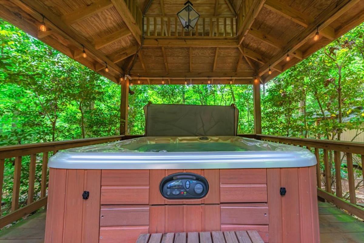 Waterfront Mountain Cabin With Hot Tub Villa Блу Ридж Екстериор снимка