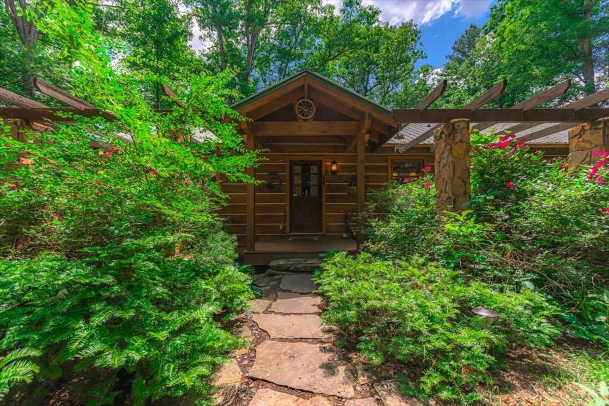 Waterfront Mountain Cabin With Hot Tub Villa Блу Ридж Екстериор снимка