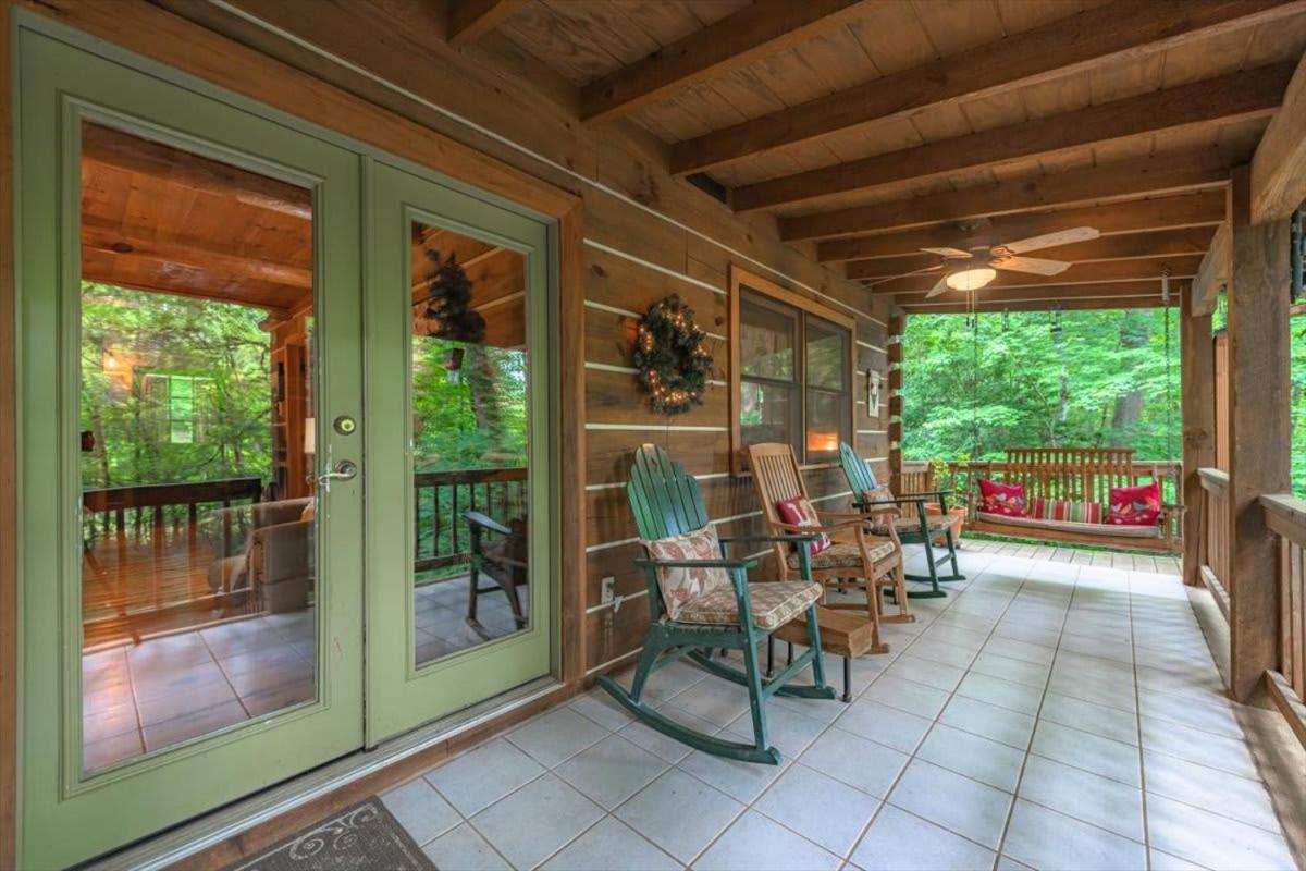 Waterfront Mountain Cabin With Hot Tub Villa Блу Ридж Екстериор снимка